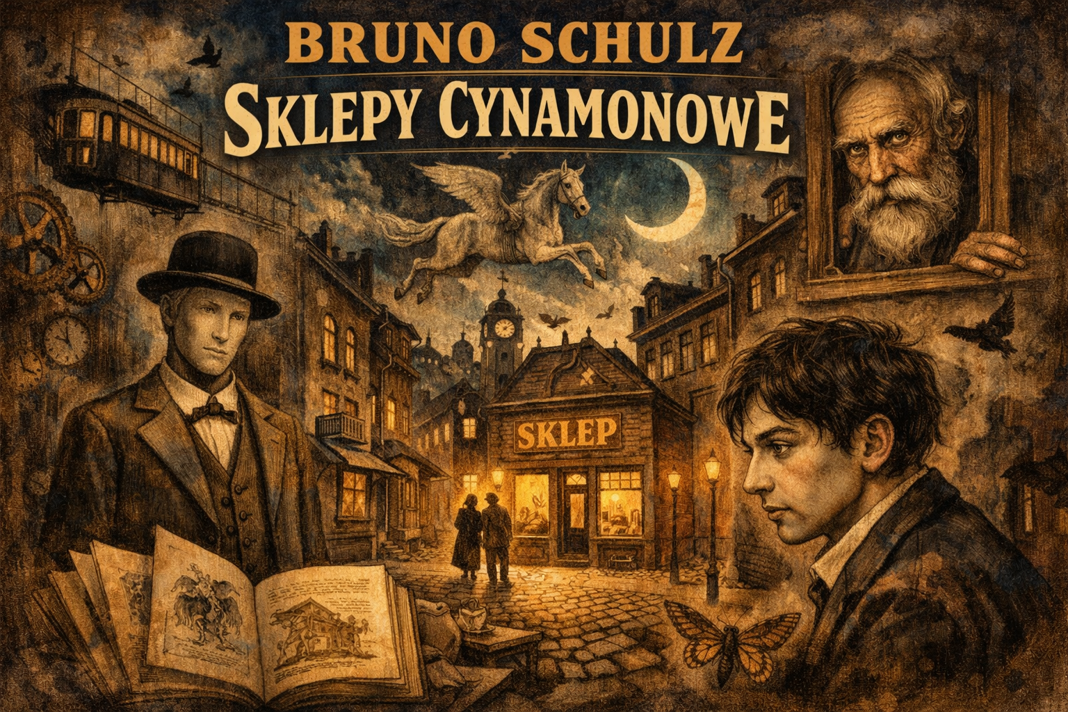 sklepy cynamonowe streszczenie